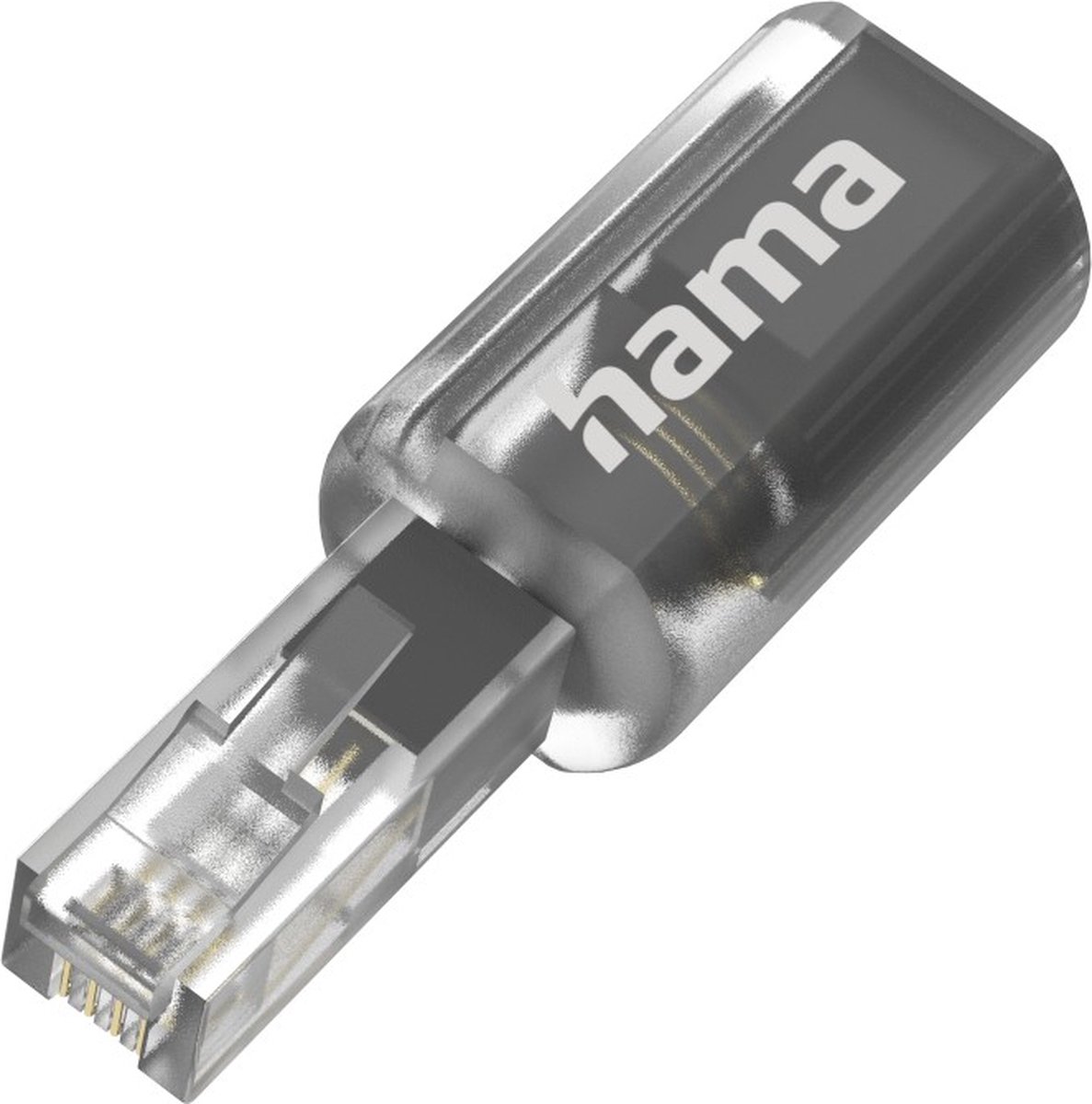Hama Telefoon (analoog) Adapter Zwart (transparant)
