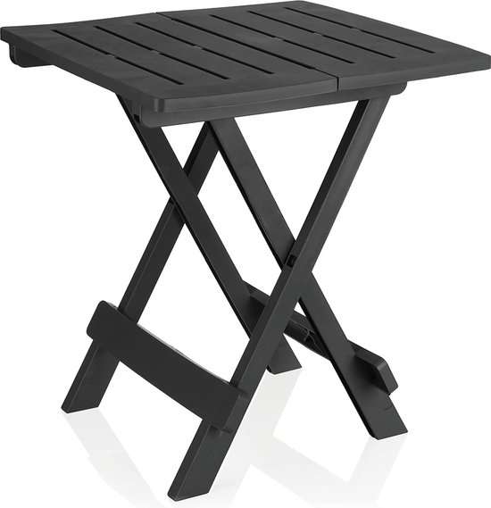 Campingtafel inklapbaar met metalen frame 80 x 60 cm