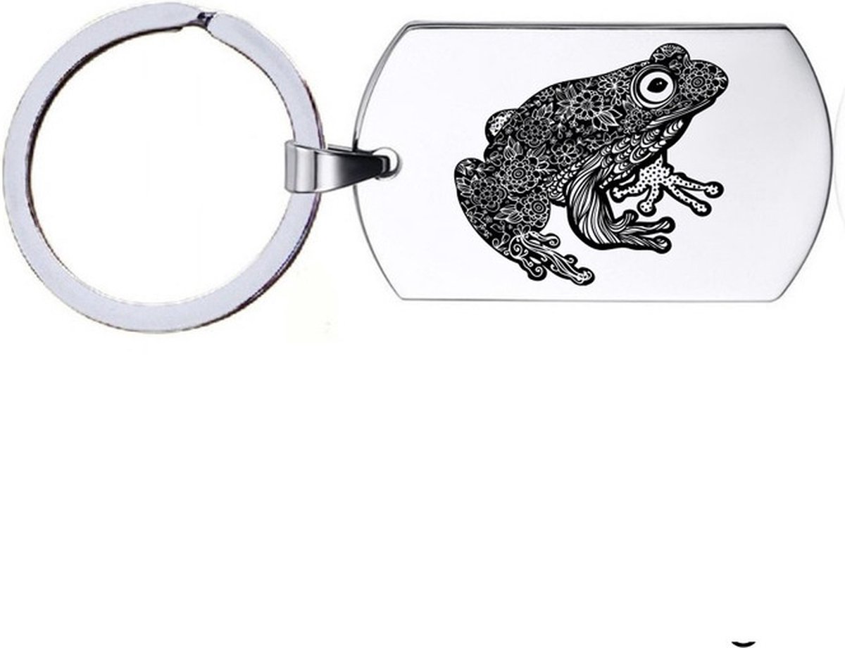 Sleutelhanger RVS - Kikker