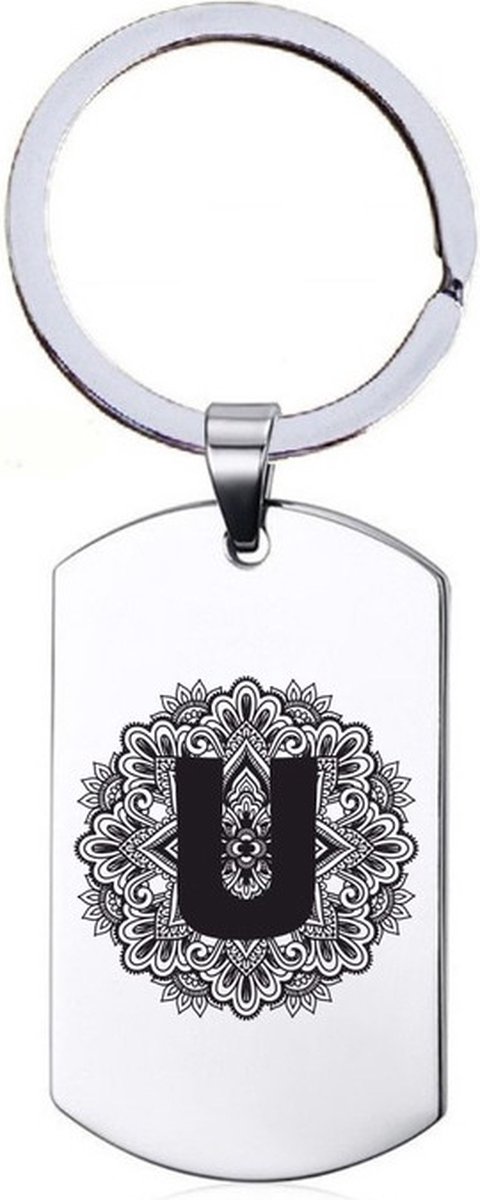 Sleutelhanger RVS - U Mandala
