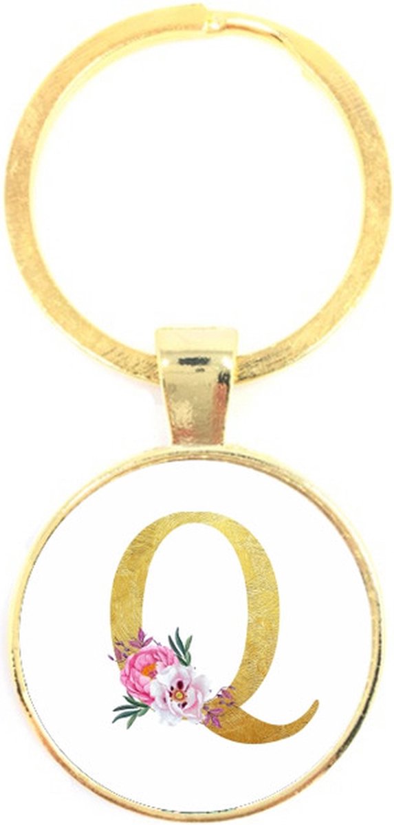 Sleutelhanger Glas - Q