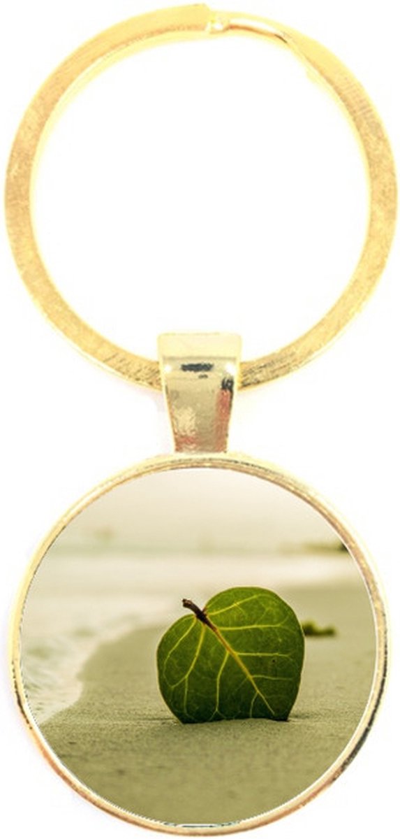 Sleutelhanger Glas - Strand