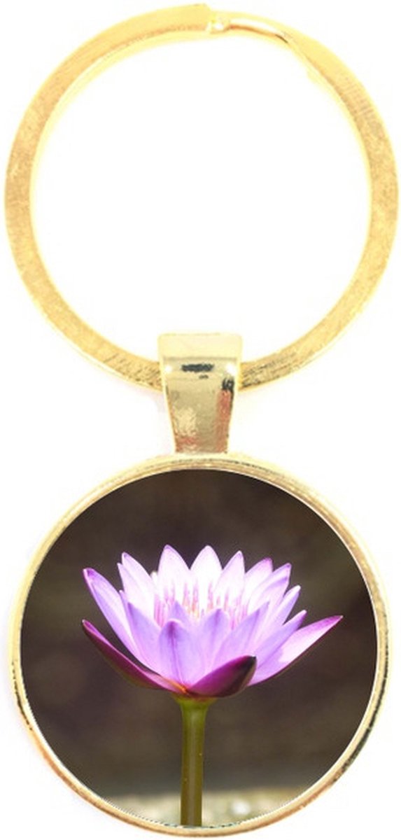 Sleutelhanger Glas - Bloem