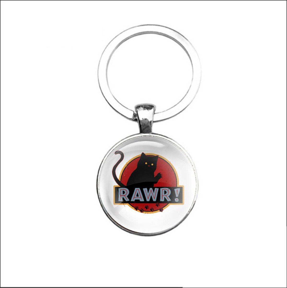 Sleutelhanger Glas - RAWR
