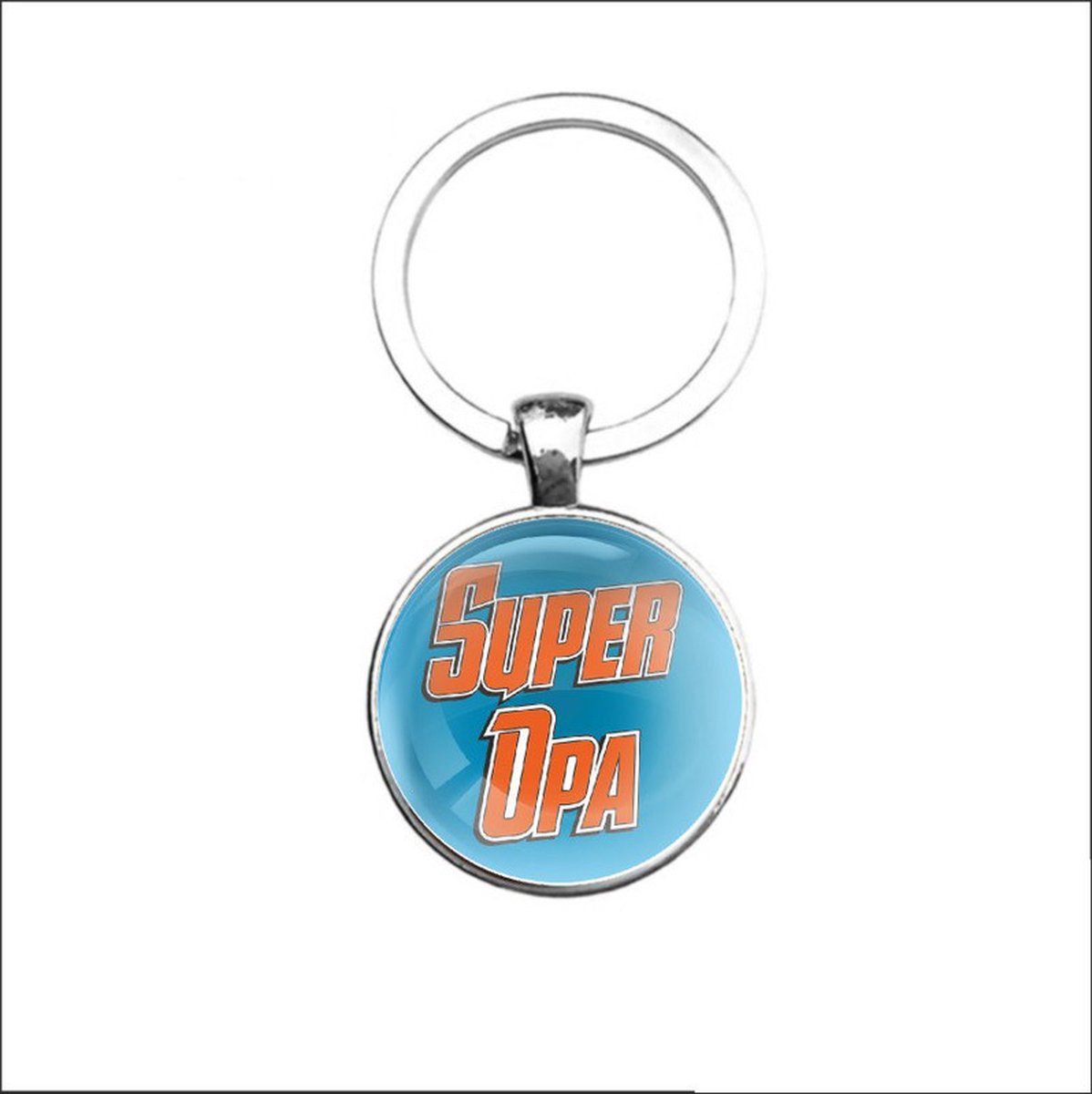 Sleutelhanger Glas - Super Opa