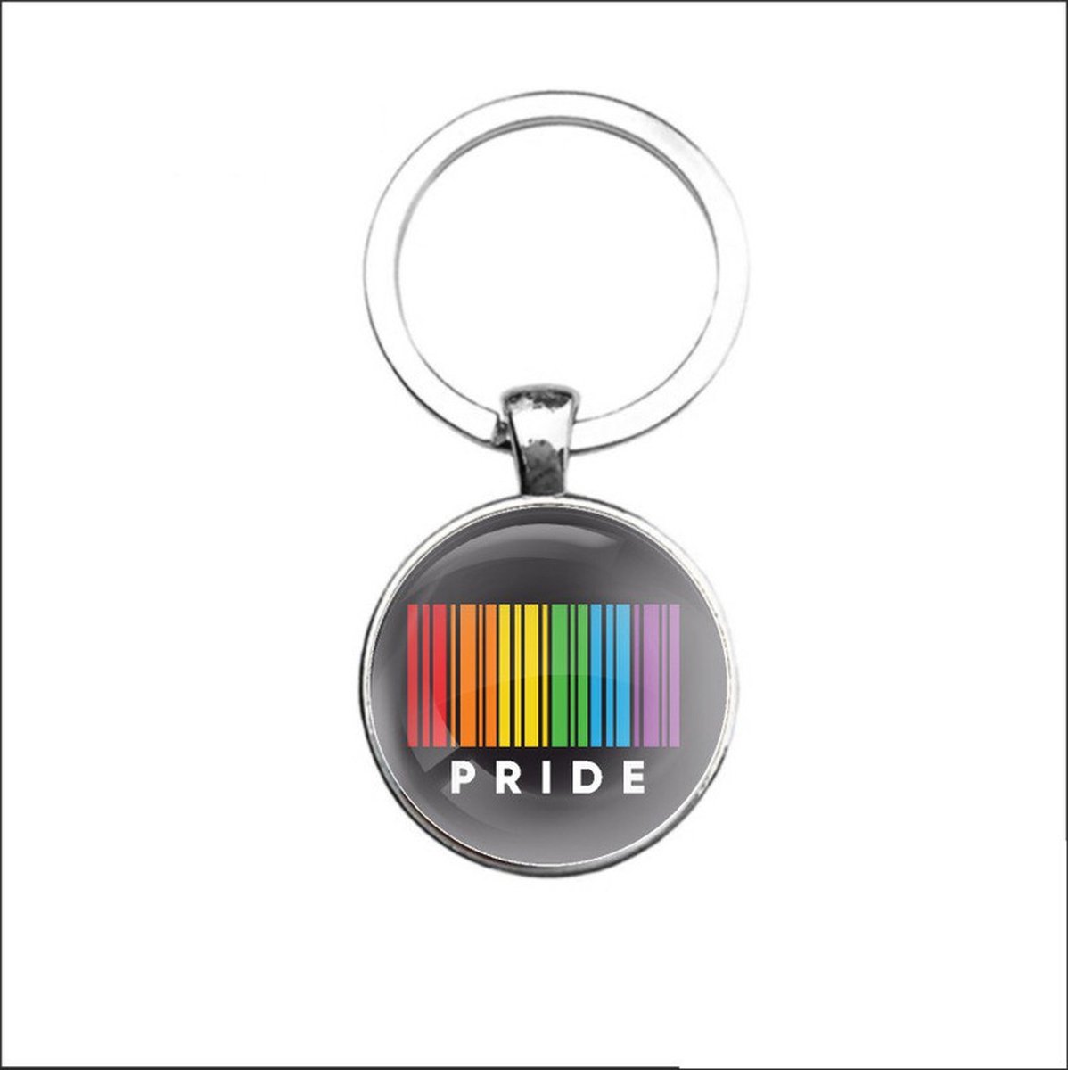 Sleutelhanger Glas - Pride
