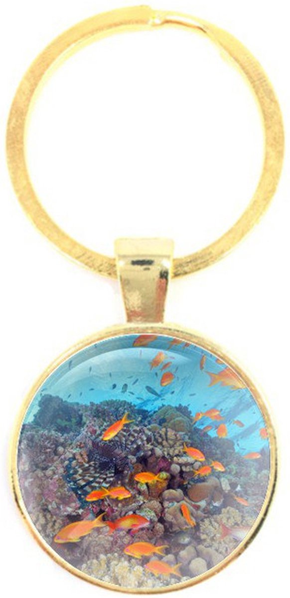 Sleutelhanger Glas - Aquarium