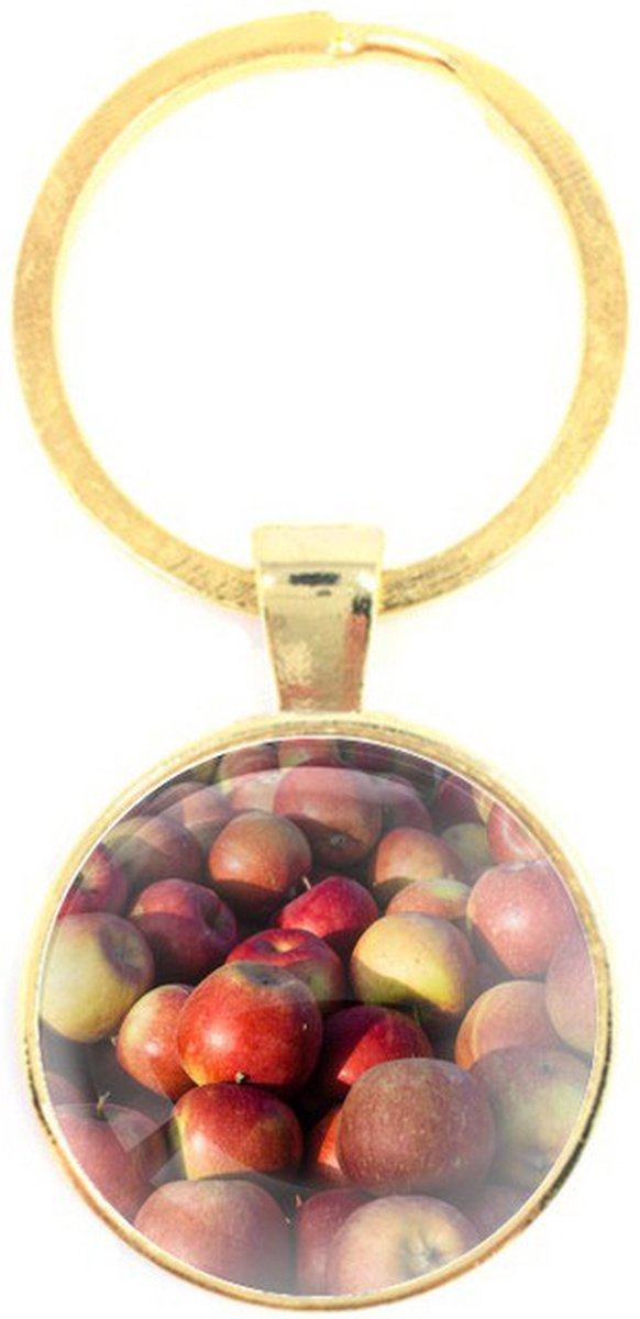 Sleutelhanger Glas - Appels