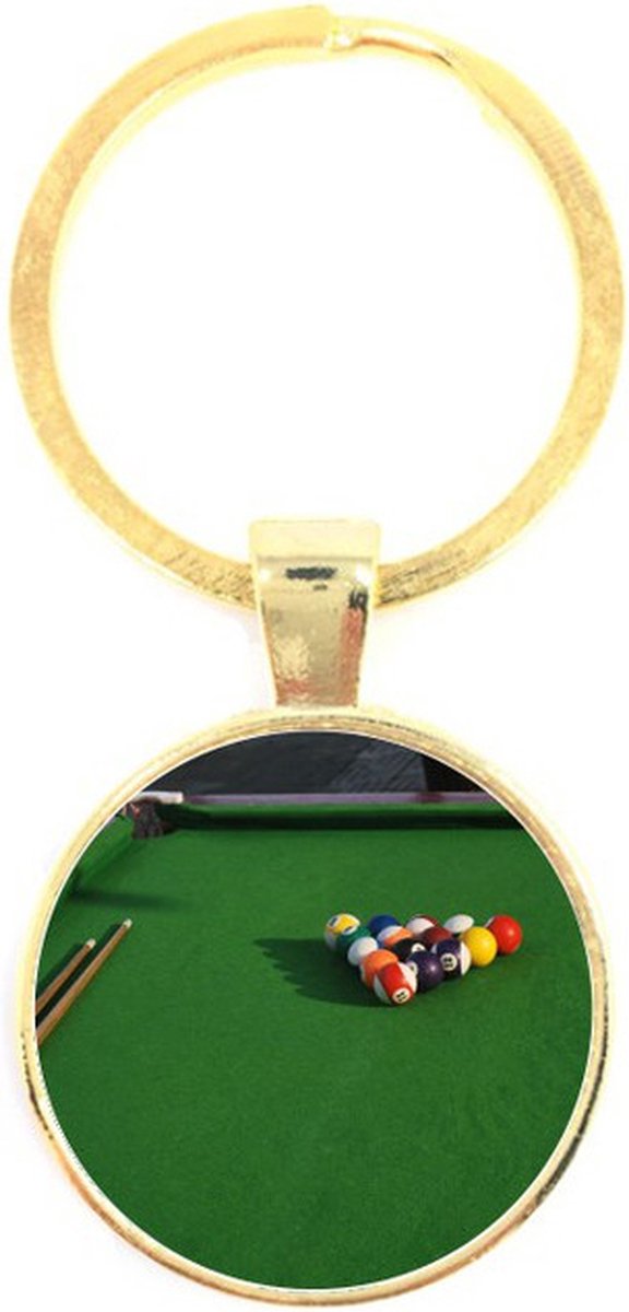 Sleutelhanger Glas - Pool