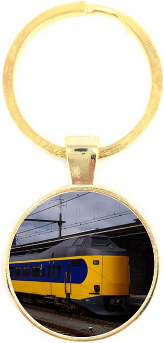 Sleutelhanger Glas - Trein