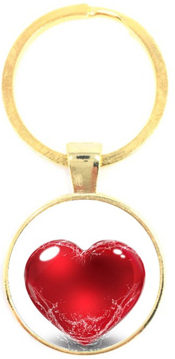 Sleutelhanger Glas - Liefde