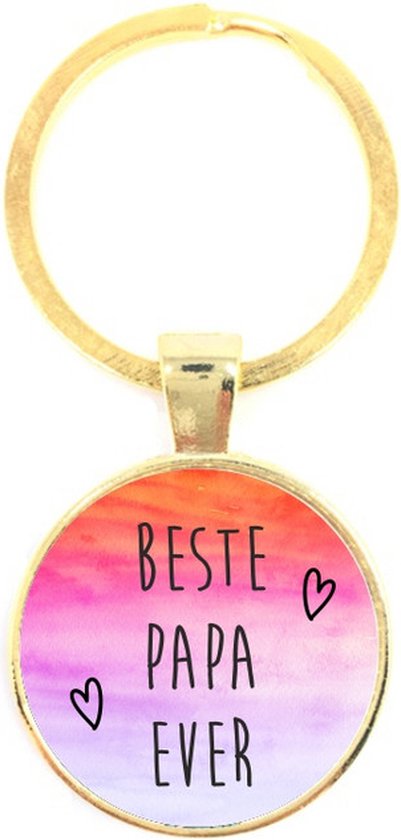 Verre porte-clés - Meilleur papa de tous les temps