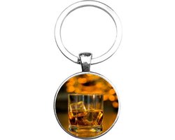 Sleutelhanger Glas - Whiskey