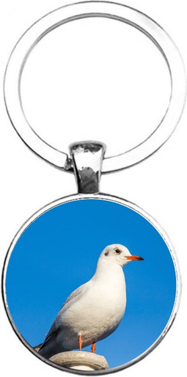 Sleutelhanger Glas - Meeuw