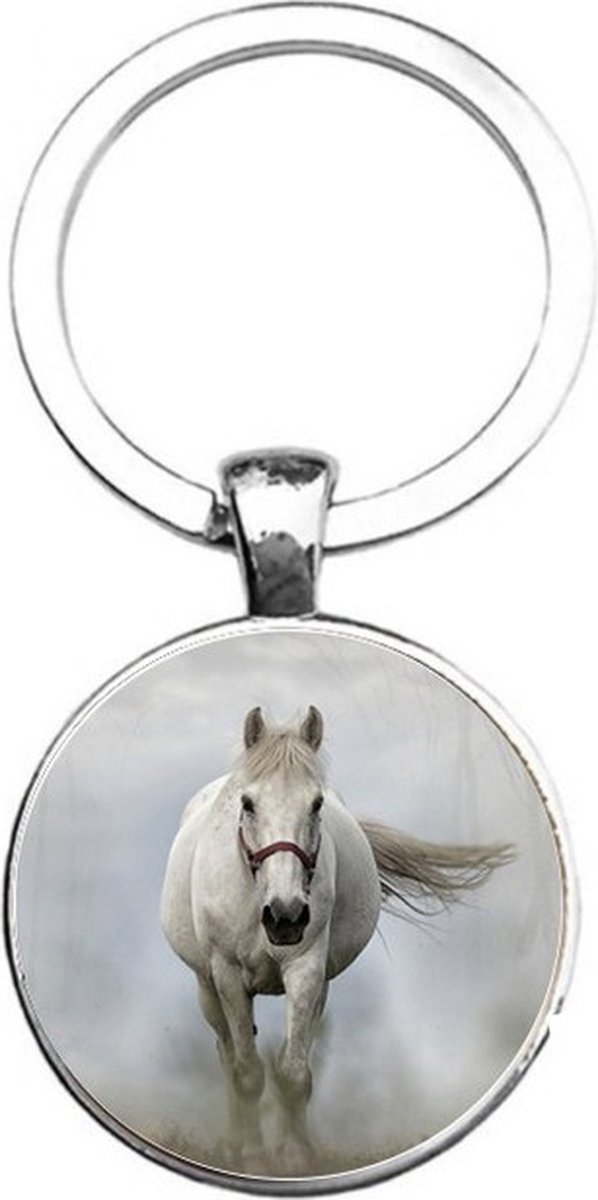 Sleutelhanger Glas - Paard