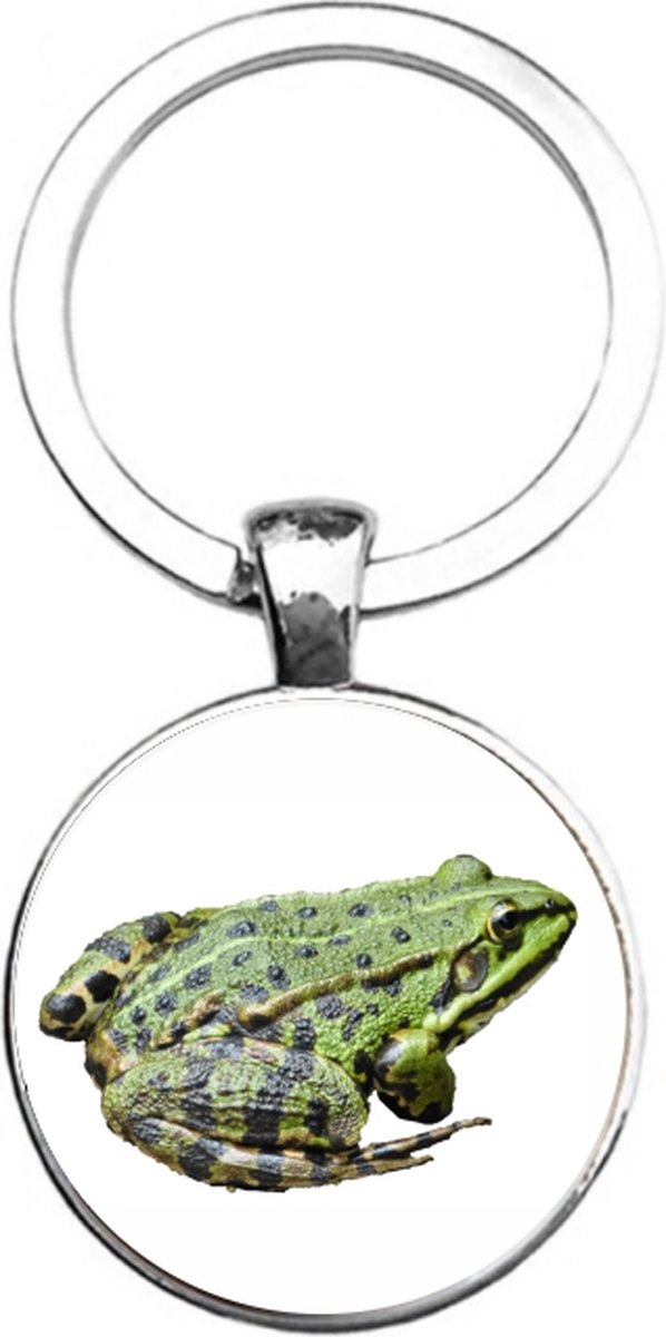 Sleutelhanger Glas - Kikker