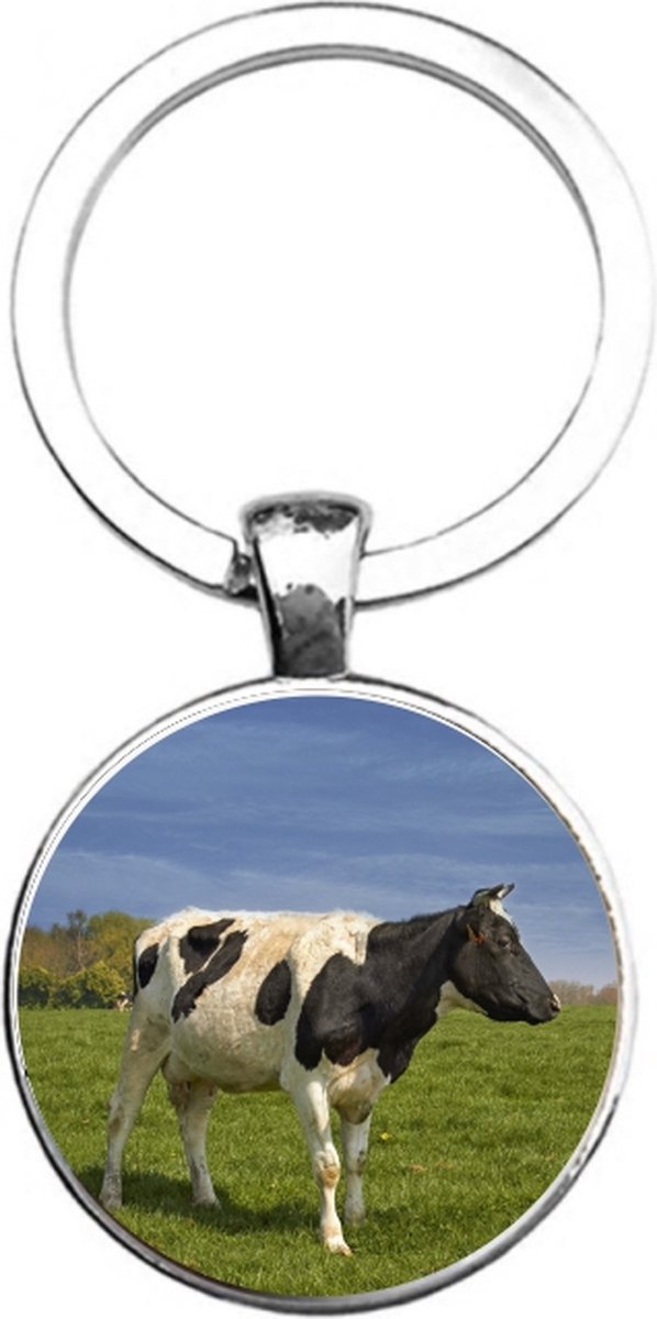 Sleutelhanger Glas - Koe