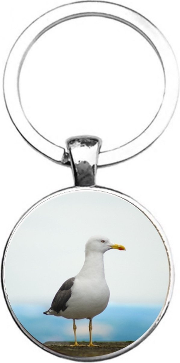 Sleutelhanger Glas - Meeuw