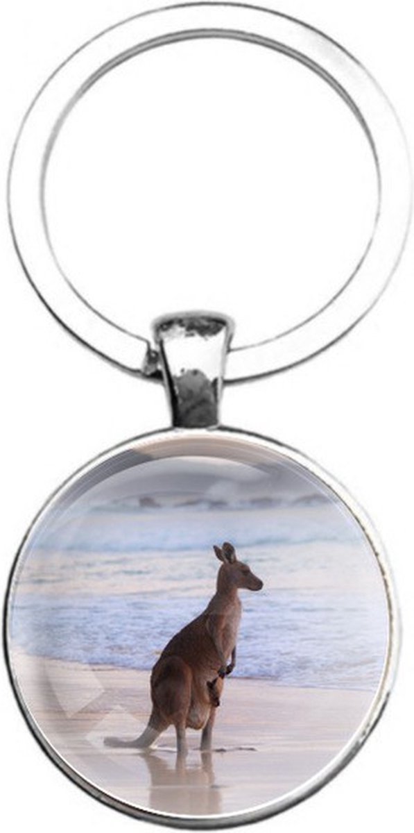 Sleutelhanger Glas - Kangeroo