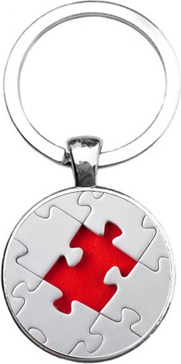 Sleutelhanger Glas - Puzzel