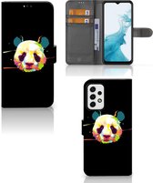 Telefoontas Geschikt voor Samsung Galaxy A23 Hoesje ontwerpen Panda Color Sinterklaas Cadeautje