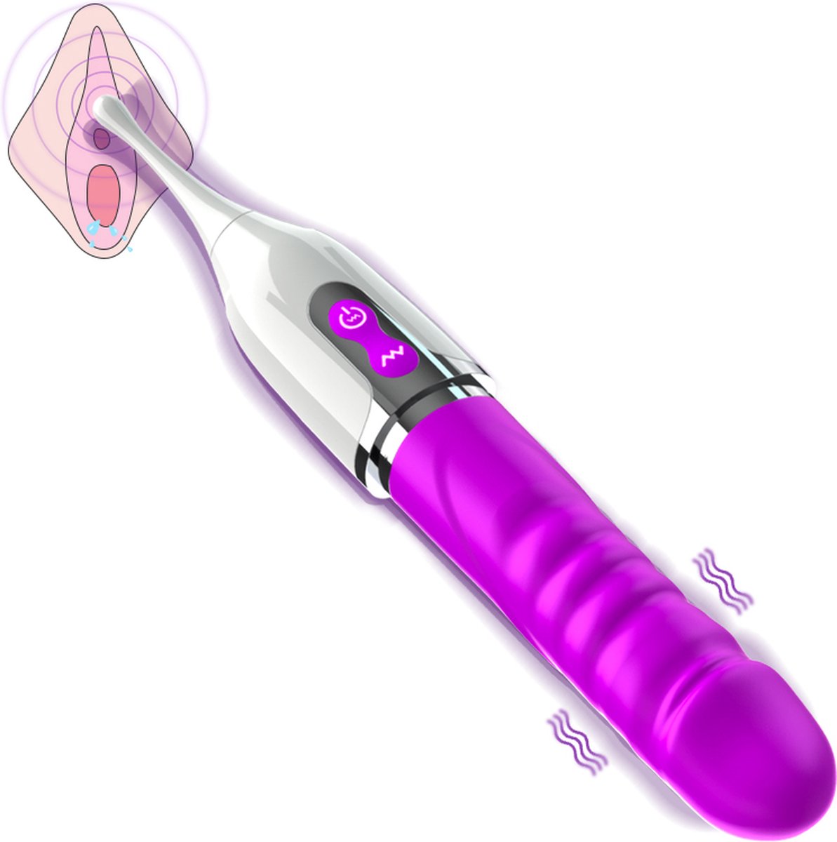 Goedkoopste TipsToys Dildo Vibrator Dildo's voor Clitoris SexToys Vrouwen