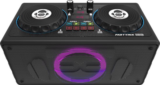iDance DJ303 Party Speaker - Draadloos - Bluetooth Speaker - DJ Set Draaitafel - 2 Mixers - Karaoke Set - 200 Watt - Diepe Bass - Inclusief Microfoon — afbeelding 5