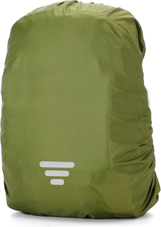 Kasey Products - Rain Cover Backpack - Housse de pluie réfléchissante - 3 bandes - 15 à 25 litres - S - Vert