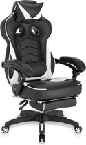 kaart plak haakje Happyment Premium Gamestoel - Verstelbaar - Gaming stoel met voetsteun -  Chair -... | bol.com