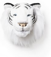 Wild&Soft- Décoration murale tête d'animal peluche tigre Albert