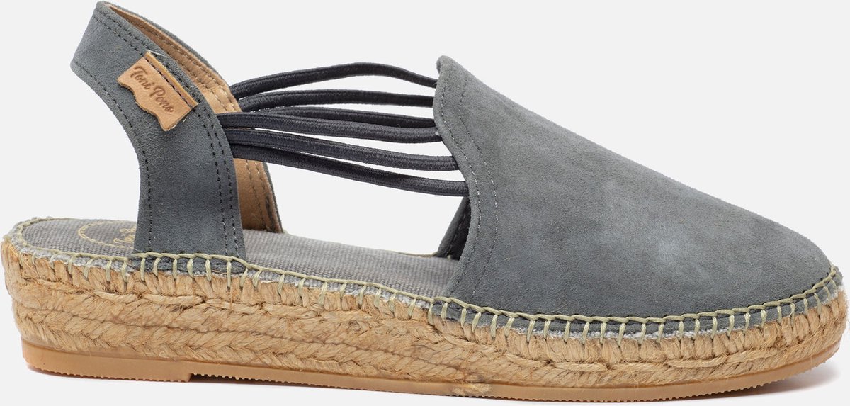 Toni Pons Nuria espadrilles grijs - Maat 40