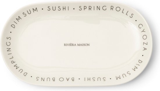 Riviera Maison Serveerschaal - RM Loves Soul Food Plate - Wit | bol