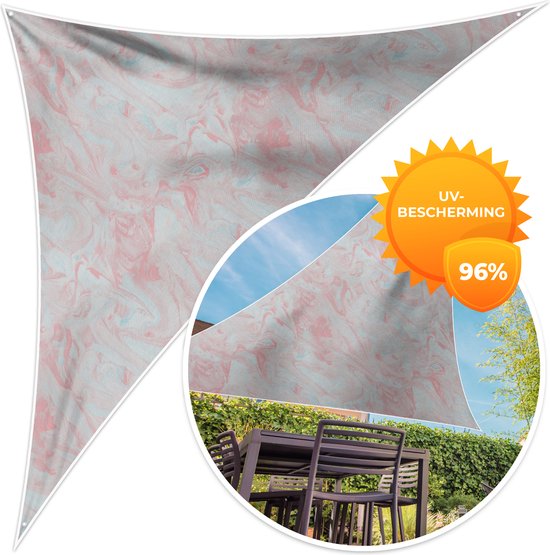 Zonneblok Schaduwdoek 120 x 260 cm Pes, Water-, Wind- en Scheurbestendig, Uv -Bescherming Sunblock Schaduwdoek Net Voor Buiten, Balkon, Tuin, Terras, Creme Kleur
