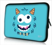 Laptophoes 14 inch monster - Sleevy - laptop sleeve - laptopcover - Alle inch-maten & keuze uit 250+ designs! Sleevy
