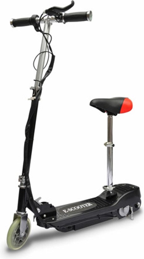 Scooter électrique avec selle 120W noir | bol