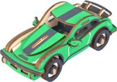 Bouwpakket 3D Puzzel Sportauto Hurricane van hout, kleur