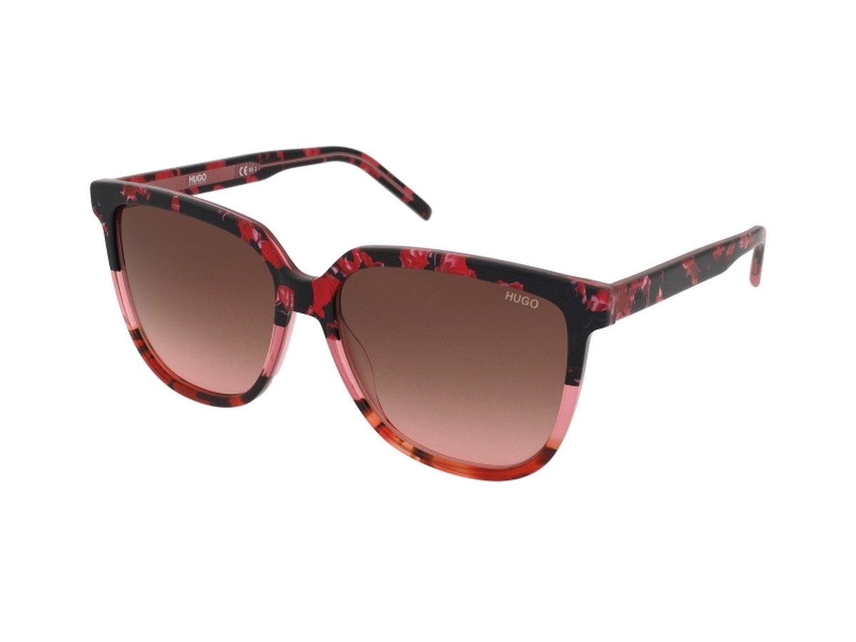 Hugo HG 1134/S Cherry red havana 56/15/145 WOMAN Zonnebrillen