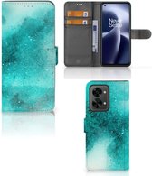 GSM Hoesje OnePlus Nord 2T Fotohoesje Painting Blue