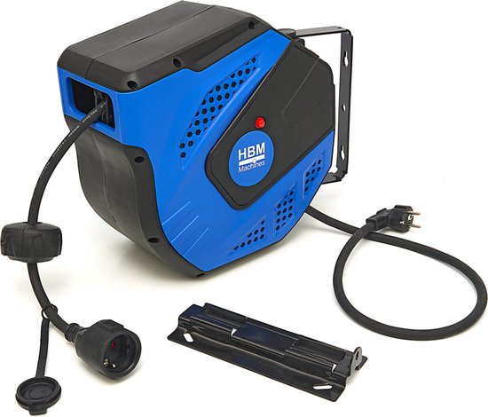 Enrouleur de câble automatique professionnel 3x2,5 mm de 20 mètres