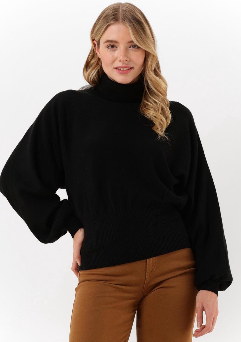 Silvian Heach Sweater Herb Truien & Vesten Dames - Sweater - Hoodie - Vest- Zwart - Maat S