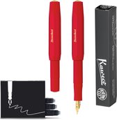 Kaweco - Stylo Plume - Stylo Plume CLASSIC SPORT ROUGE - Fin - Coffret Recharges