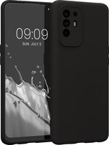 kwmobile telefoonhoesje geschikt voor Oppo A94 (5G) - Hoesje voor smartphone - Precisie camera uitsnede - TPU back cover in zwart