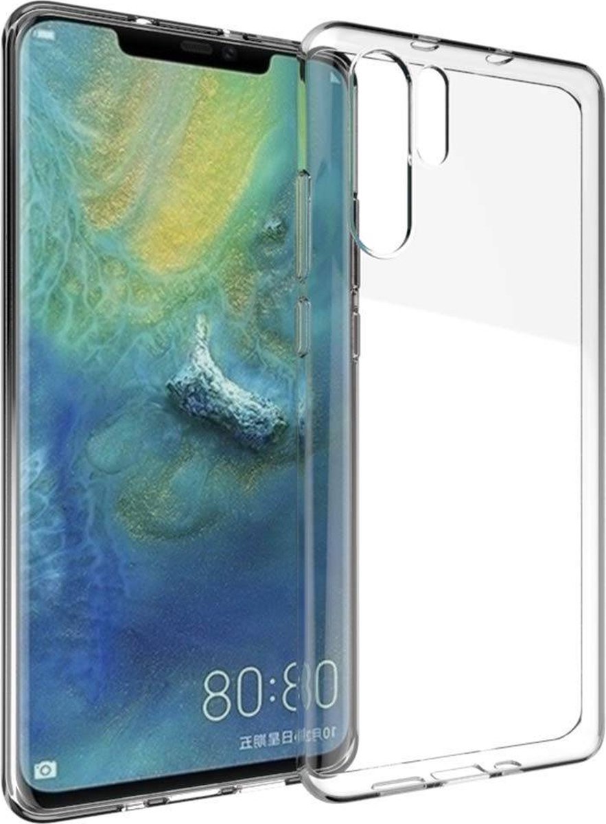 Shock Proof Case - Telefoonhoesje - Doorzichtig Hoesje voor Huawei P30 Pro - Transparant Wit