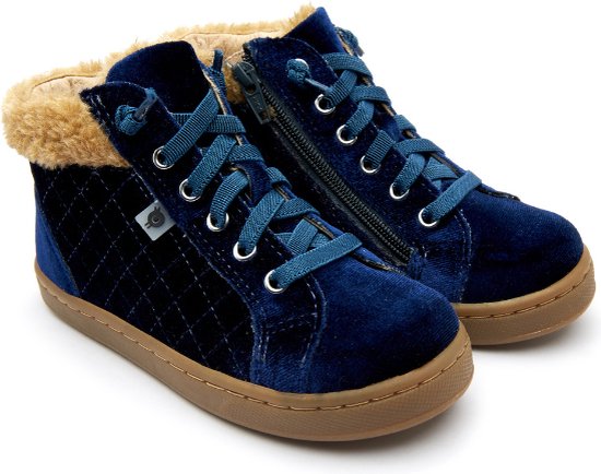 OLD SOLES - Hoge sneaker - Plushier - velvet - navy