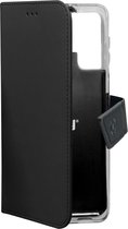 Case Celly Samsung S22 Ultra 5G wallet case black