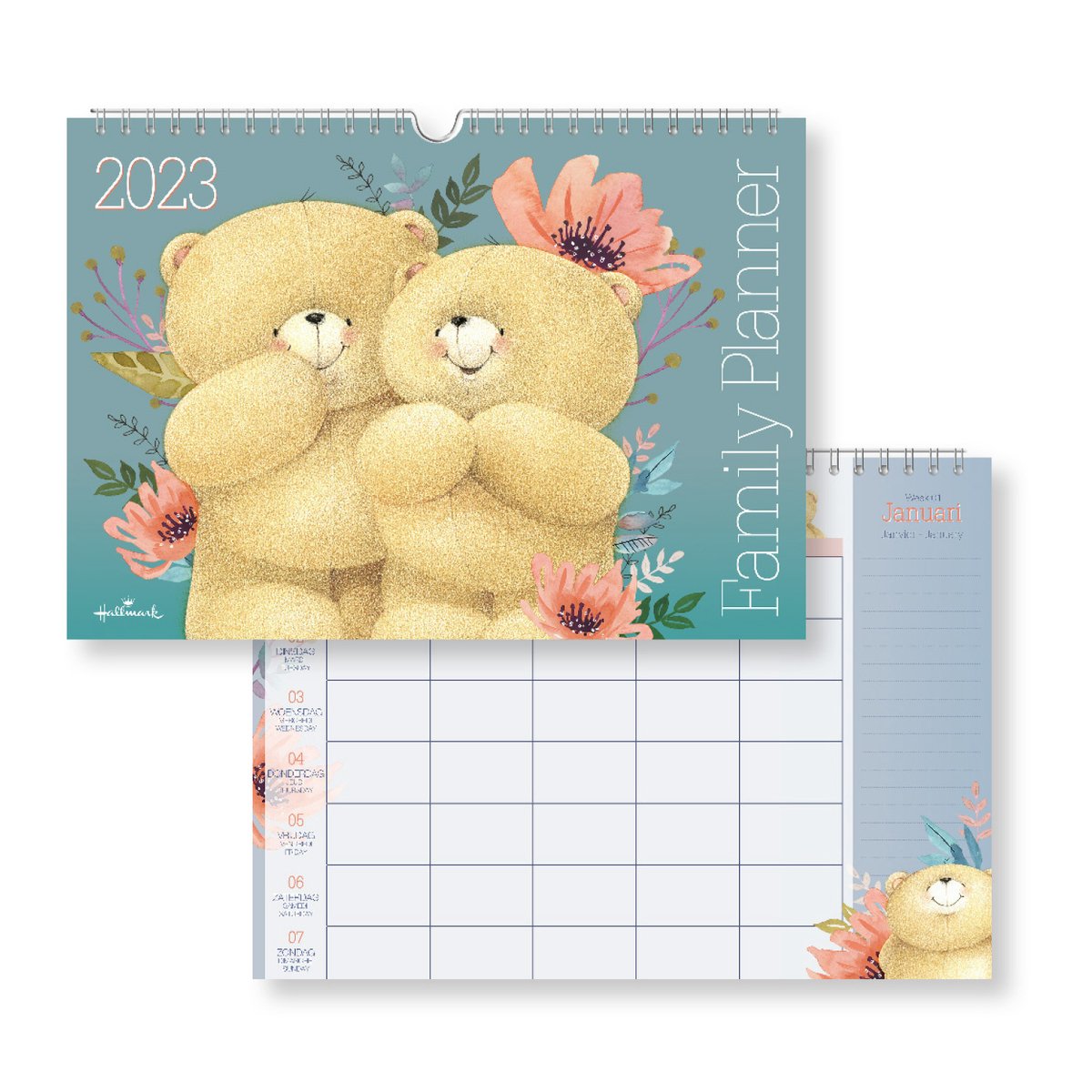 Familieplanner 2023 Forever friends 5 Personen