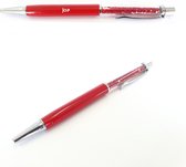 Pen Met Diamantjes En Naam Gravering - Jop
