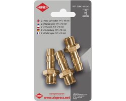 Slangpilaar 1/2 uitwendig met 12 mm slangtule orion