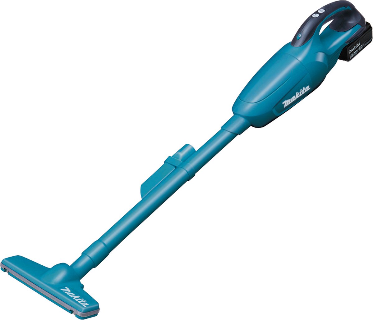 Makita DCL181FRT 18V Li-Ion Accu Steelstofzuiger Blauw Set (1x 5,0Ah) - 0,65L