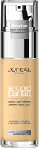 L’Oréal Paris - Accord Parfait Foundation - 1R/C  - Natuurlijk Dekkende Foundation met Hyaluronzuur en SPF 16 - 30 ml